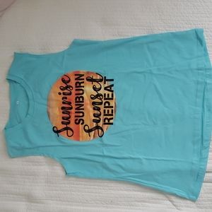 New Tank Top in color: Aqua, Turquoise